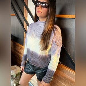 purple sweater by she and sky size medium
